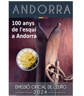 2 Euro BU Andorre 2024 - 100 ans du Ski à Andorre