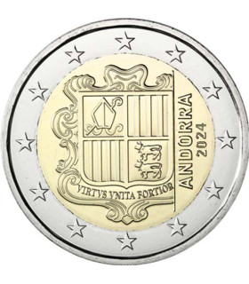 2 Euros Andorre courante 2024