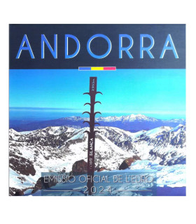 Coffret Brillant Universel BU Andorre 2024  -  Le Comptoir de l'Euro