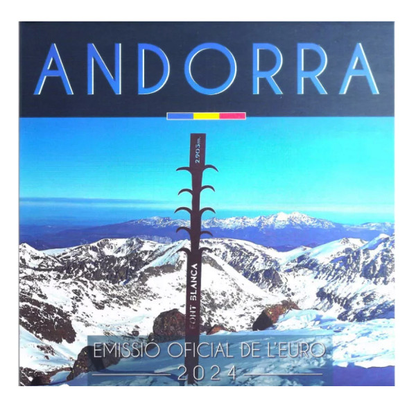 Coffret Brillant Universel BU Andorre 2024  -  Le Comptoir de l'Euro