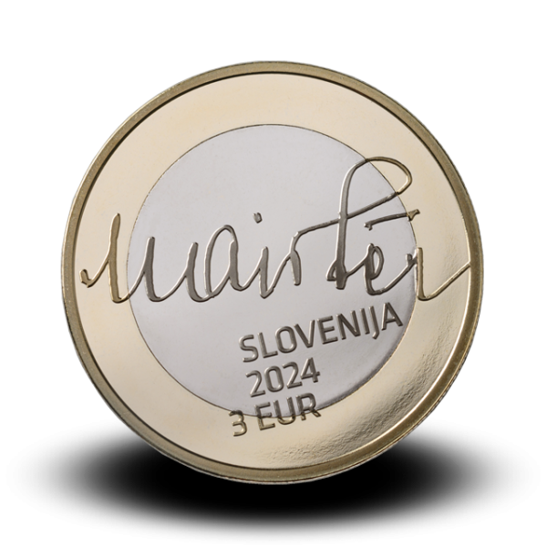 3 euro Slovénie 2024 - 150e anniversaire du poète rudolf Maister