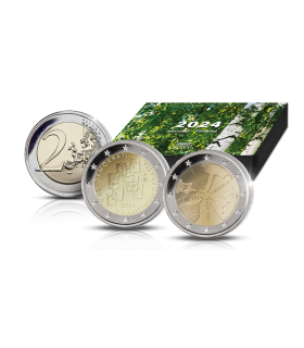 Coffret 2 x 2 Euro BE Finlande 2024