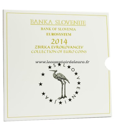 coffret belle épreuve Slovénie 2014 - 
	Description: 

	Coffret Belle Epreuve  Slovénie de l'année 2014, soit 8,88€ de valeur fa