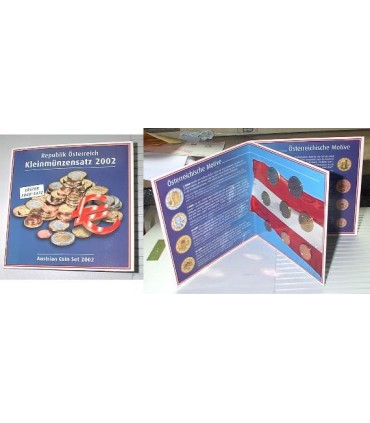 BU AUTRICHE 2002 -  

Description:

 

Série Autriche  en coffret brillant universel  comprenant les 8 pièces de 1c à 2€ au mill