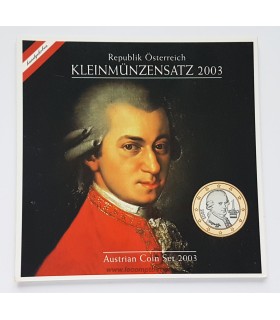 BU AUTRICHE 2003 -  

Description:

Série Autriche  en coffret brillant universel  comprenant les 8 pièces de 1c à 2€ au millési