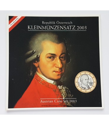 BU AUTRICHE 2003 -  

Description:

Série Autriche  en coffret brillant universel  comprenant les 8 pièces de 1c à 2€ au millési
