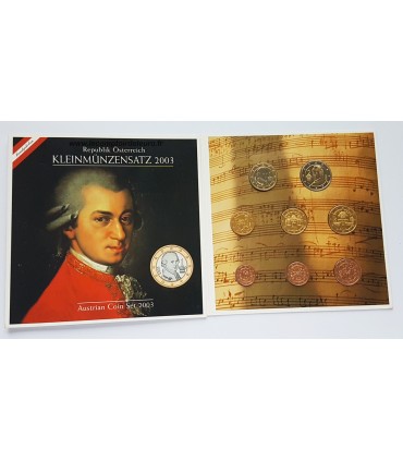 BU AUTRICHE 2003 -  

Description:

Série Autriche  en coffret brillant universel  comprenant les 8 pièces de 1c à 2€ au millési