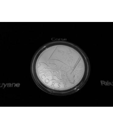 10 Euro CORSE - caractéristiques
 
Diamètre: 29,00 mm
Poids: 10,00 g
Métal: Argent 925/1000
Faciale: 10 €
Qualité: UNC
Tirage: 7