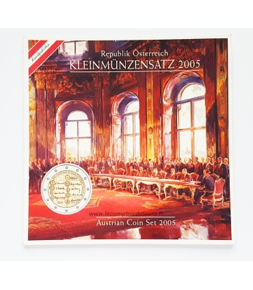 BU AUTRICHE 2005 - Description:

 

Série Autriche  en coffret brillant universel  comprenant les 8 pièces de 1c à 2€ au millési