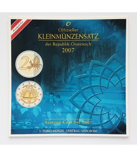 BU AUTRICHE 2007 - Description:

Série Autriche en coffret brillant universel comprenant les 9 pièces de 1c à 2€ au millésime 20