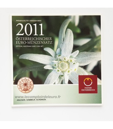 BU AUTRICHE 2011 - Description:

Série Autriche en coffret brillant universel comprenant les 8 pièces de 1c à 2€ au millésime 20