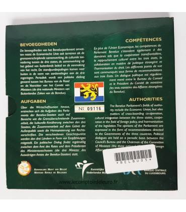 BU BENELUX 2005 - C'est en effet à 15 000 exemplaires qu'est fabriqué le coffret Brillant Universel Benelux 2005 (40 000 en 2004
