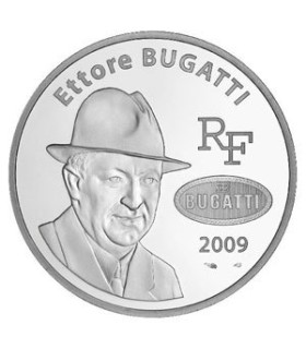 Ettore BUGATTI - 10 Euro ARG BE 2009 - Auteur: Atelier de Gravure
Poids: 22,20 g  0,78 oz
Diamètre: 37 mm  1,46 inch
Tirage: 10 