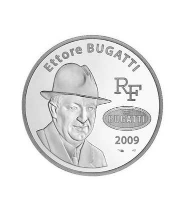 Ettore BUGATTI - 10 Euro ARG BE 2009 - Auteur: Atelier de Gravure
Poids: 22,20 g  0,78 oz
Diamètre: 37 mm  1,46 inch
Tirage: 10 