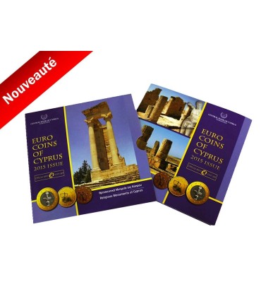 BU Chypre 2015 - Description:

Série en coffret officiel BU 2015 comprenant les 8 pièces 1c à 2€ normal au millésime 2015.

Pièc
