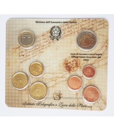 BU ITALIE 2003 -  

Description

 

Coffret qualité BU année 2003 comprenant les 8 pièces de  1 cent à 2 Euro Italie 2003.

 



