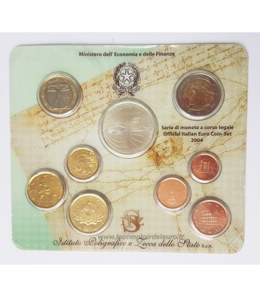 BU ITALIE 2004 TYPE 2 - 
 


Coffret qualité BU année 2004 comprenant 9 pièces.

Description

 

Ce coffret regroupe les 8 pièce