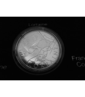 10 Euro LORRAINE - caractéristiques
 
Diamètre: 29,00 mm
Poids: 10,00 g
Métal: Argent 925/1000
Faciale: 10 €
Qualité: UNC
Tirage