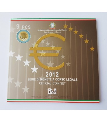BU ITALIE 2012 - Description :

 

Coffret qualité BU année 2012 comprenant 10 pièces.

Ce coffret regroupe les 8 pièces de  1 c