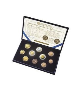 BU MALTE 2015 - Coffret de 9 pièces réunissant les pièces de la 1 cent à 2 euros de l’année 2015 + la pièce de 2 euro commémorat