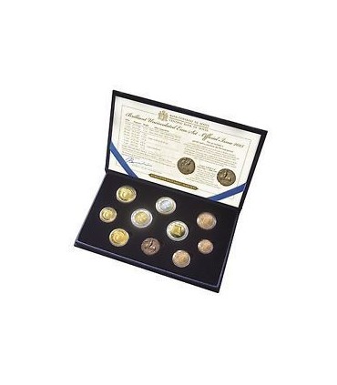 BU MALTE 2015 - Coffret de 9 pièces réunissant les pièces de la 1 cent à 2 euros de l’année 2015 + la pièce de 2 euro commémorat