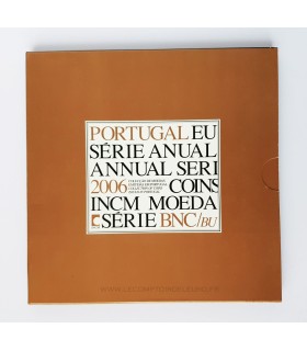 BU PORTUGAL 2006 - Description: coffret réunissant les pièces de la 1 cent à 2 euros de l’année 2006. 

 

Tirage:  12 500 exemp