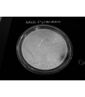 10 Euro MIDI PYRENEES - caractéristiques
 
Diamètre: 29,00 mm
Poids: 10,00 g
Métal: Argent 925/1000
Faciale: 10 €
Qualité: UNC
T