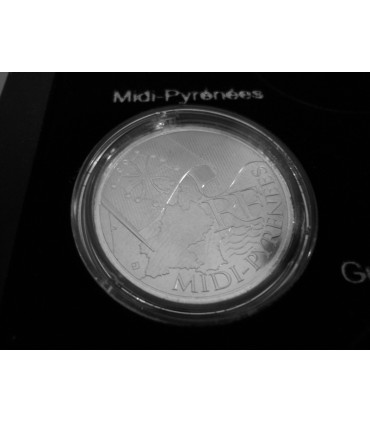 10 Euro MIDI PYRENEES - caractéristiques
 
Diamètre: 29,00 mm
Poids: 10,00 g
Métal: Argent 925/1000
Faciale: 10 €
Qualité: UNC
T