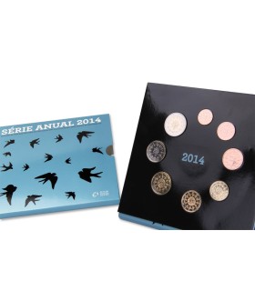 BU PORTUGAL 2014 - Description: coffret réunissant les pièces de la 1 cent à 2 euros de l’année 2014. 

 

Tirage:  8 000 exempl