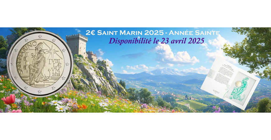 2 euros San Marino 2025: un homenatge espiritual a l'Any Sant proclamat pel Papa Francesc