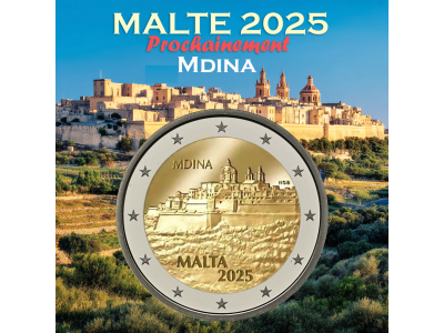 Mdina 2025: la ciutat del silenci gravada en l’euro